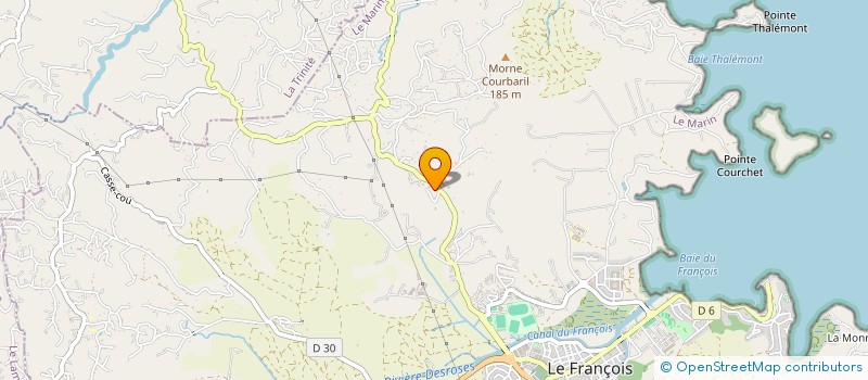 localisation de l'entreprise PRUDENT PERE & FILS GROUPE à LE FRANCOIS