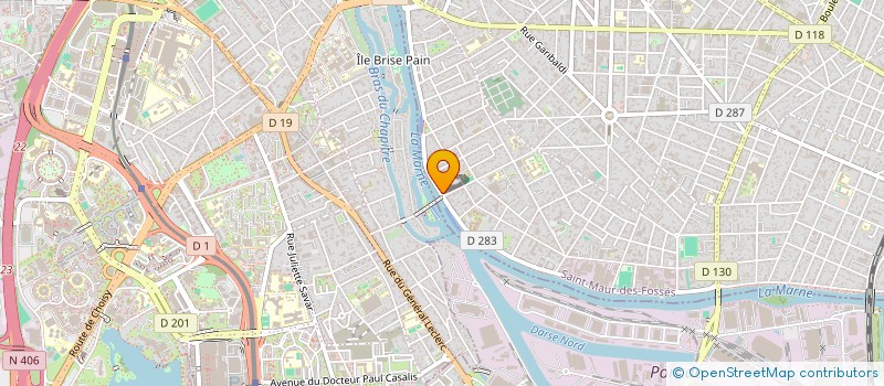 localisation de l'entreprise PRUDENTIA AS  SAINT-MAUR-DES-FOSSES