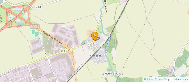 localisation de l'entreprise PRUDHOMME CONSULTING  COMPANS