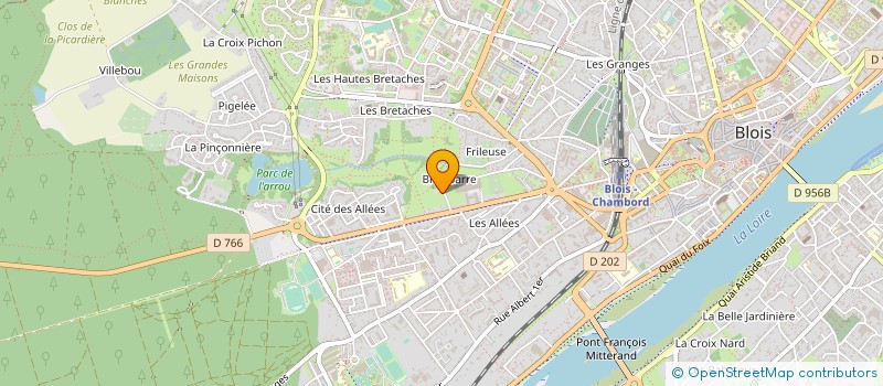 localisation de l'entreprise PRUDHOMME ET FILS  BLOIS