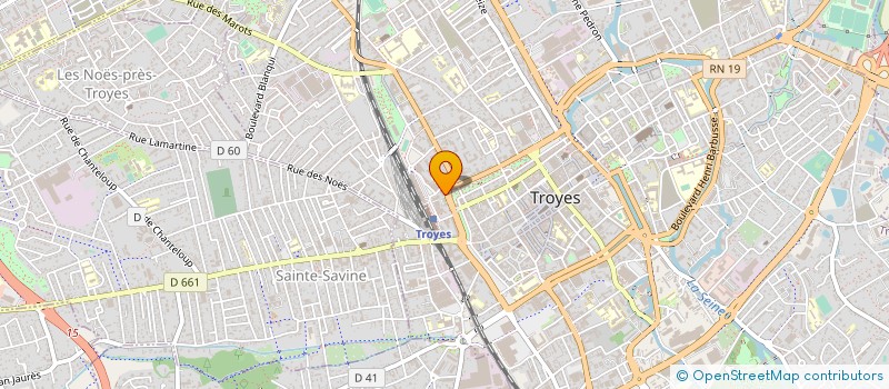 localisation de l'entreprise PRUDHOMME NICOLAS BIZON à TROYES