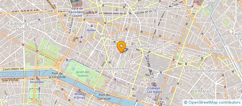 localisation de l'entreprise PRUDHOMME SA à PARIS