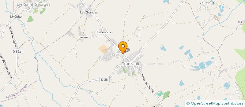 localisation de l'entreprise PRUDHOMME TP à TRANZAULT