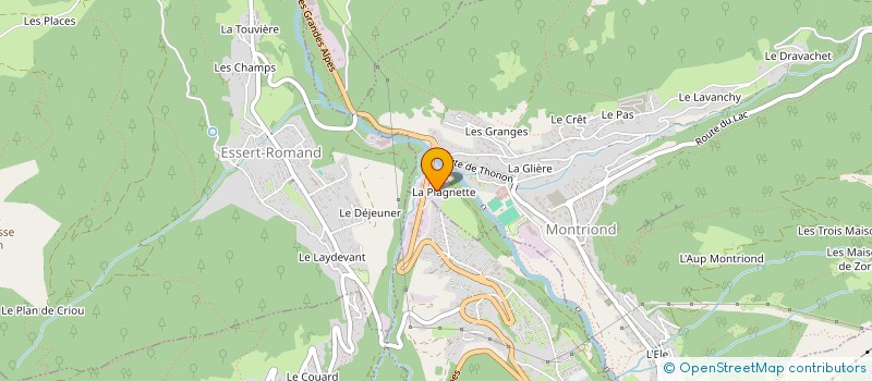 localisation de l'entreprise PRUDHON-MULLER à MORZINE