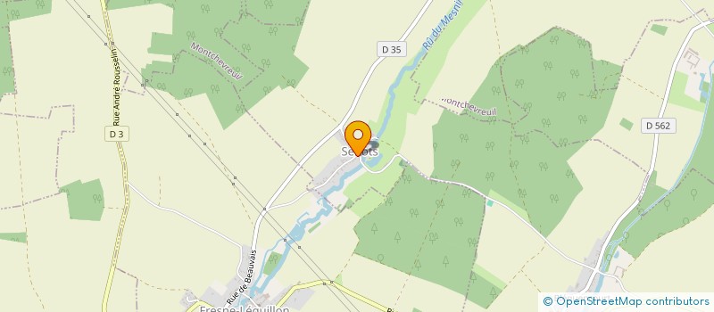 localisation de l'entreprise PRUDON ET FILS à SENOTS