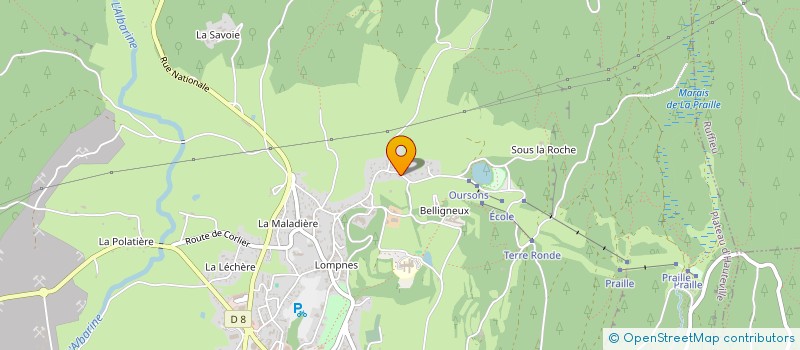localisation de l'entreprise PRUDON TRANS à PLATEAU D'HAUTEVILLE