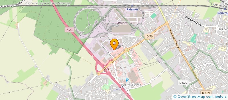 localisation de l'entreprise PRUFTECHNIK à PETITE-FORET