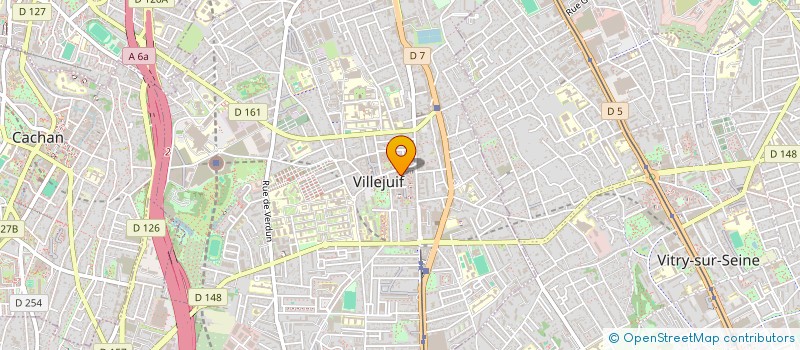 localisation de l'entreprise PRUGECA à VILLEJUIF