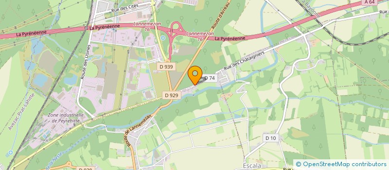 localisation de l'entreprise PRUGENT DIAM EUROPE  LANNEMEZAN