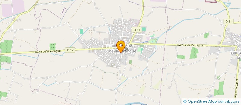 localisation de l'entreprise PRUJA ELECTRICITE à VILLELONGUE-DE-LA-SALANQUE