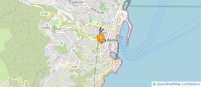 localisation de l'entreprise PRUMUZIONE NUSTRALE à BASTIA