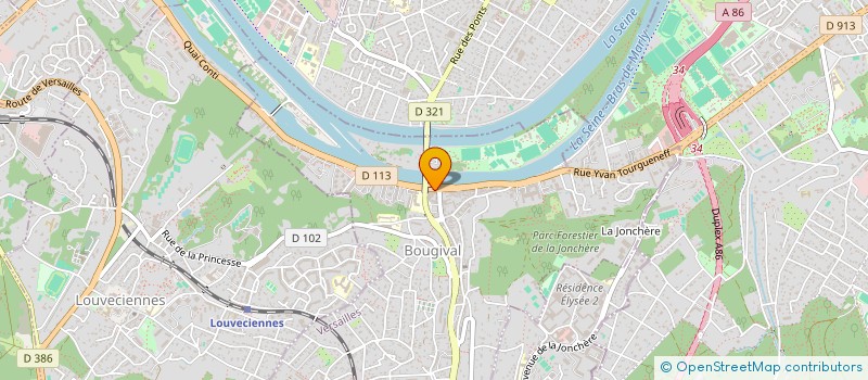 localisation de l'entreprise PRUNAY IMMOBILIER  BOUGIVAL