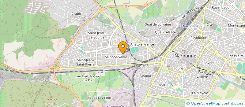 localisation de l'entreprise PRUNE à NARBONNE