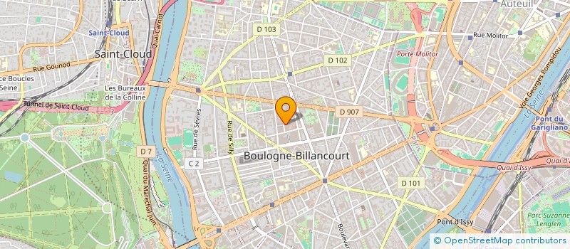 localisation de l'entreprise PRUNE à BOULOGNE-BILLANCOURT