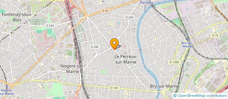 localisation de l'entreprise PRUNE à LE PERREUX-SUR-MARNE