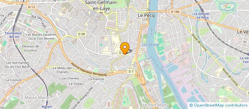 localisation de l'entreprise PRUNE BARBION PSYCHOLOGIE  LE PECQ