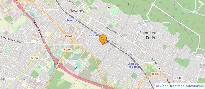 localisation de l'entreprise PRUNE & LILAS à TAVERNY