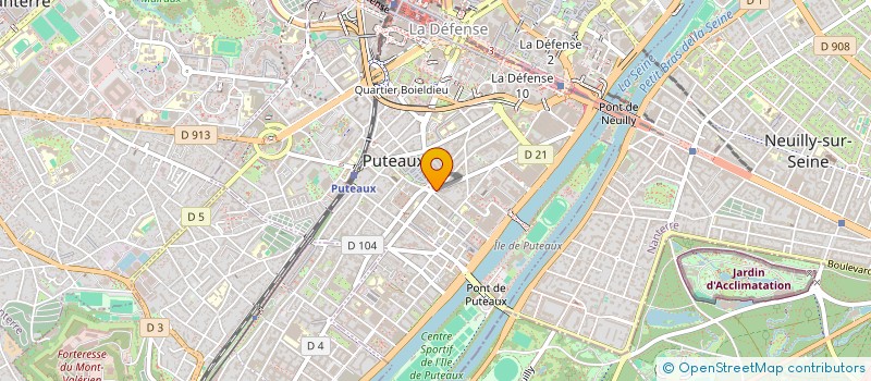 localisation de l'entreprise PRUNE & ORANGE  PUTEAUX