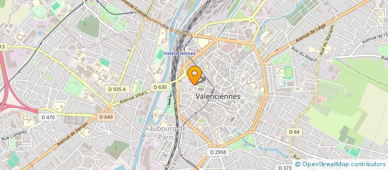 localisation de l'entreprise PRUNE TRAITEUR  VALENCIENNES