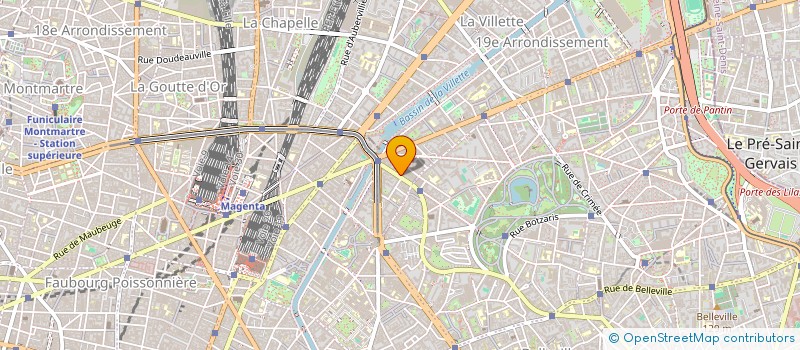 localisation de l'entreprise PRUNEL  PARIS