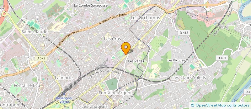 localisation de l'entreprise PRUNELLE à BESANCON