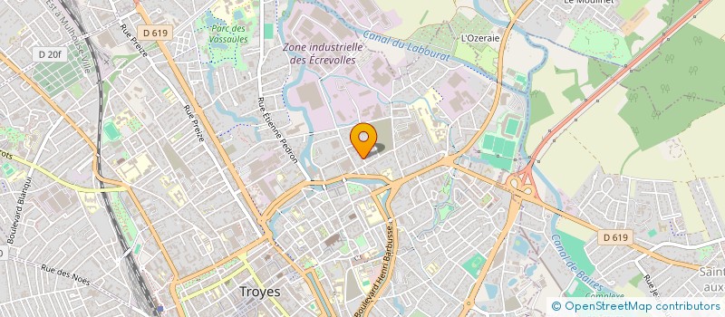 localisation de l'entreprise PRUNELLE à TROYES