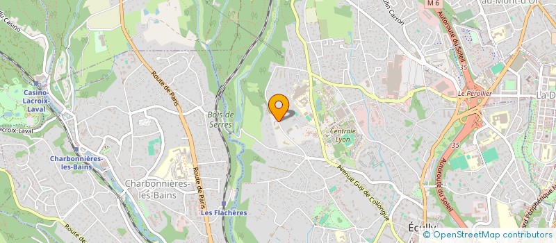 localisation de l'entreprise PRUNELLE  ECULLY