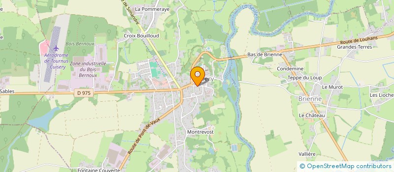 localisation de l'entreprise PRUNELLE OPTIQUE  CUISERY