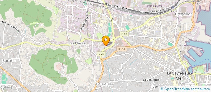 localisation de l'entreprise PRUNELLI à LA SEYNE-SUR-MER