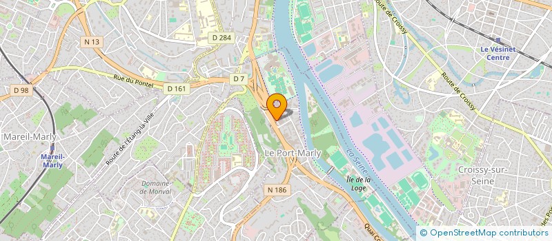 localisation de l'entreprise PRUNET  LE PORT-MARLY