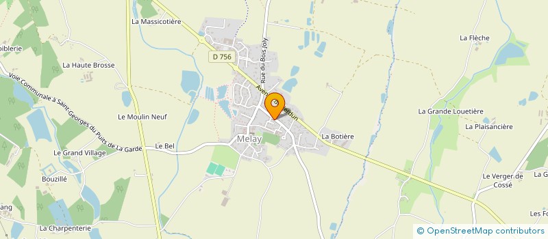 localisation de l'entreprise PRUNIBA à CHEMILLE-EN-ANJOU