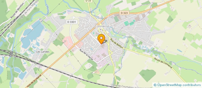 localisation de l'entreprise PRUNIER à CONNERRE