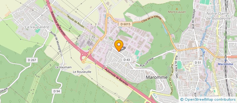 localisation de l'entreprise PRUNIER  MAROMME