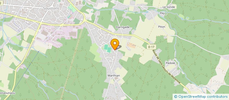 localisation de l'entreprise PRUNIER FAMILY  SOUSTONS