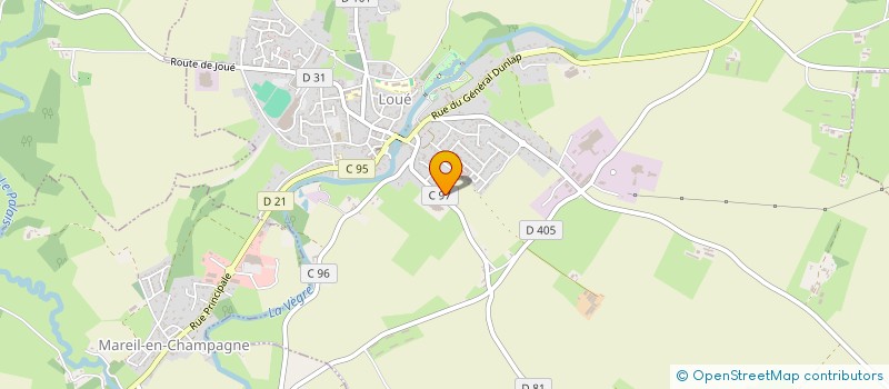 localisation de l'entreprise PRUNIERE CONSULTING à LOUE