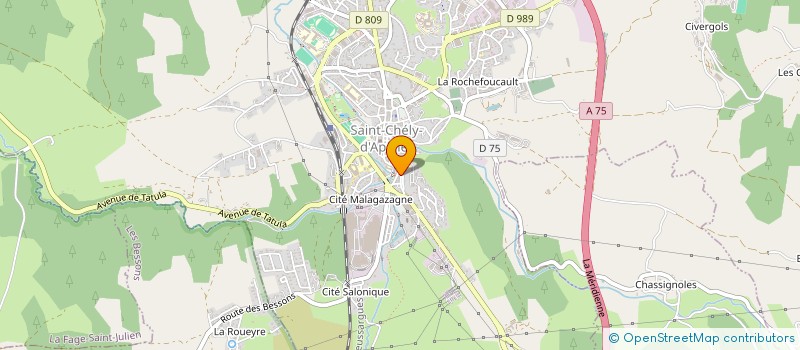 localisation de l'entreprise PRUNIERE-RUAT SAS à SAINT-CHELY-D'APCHER