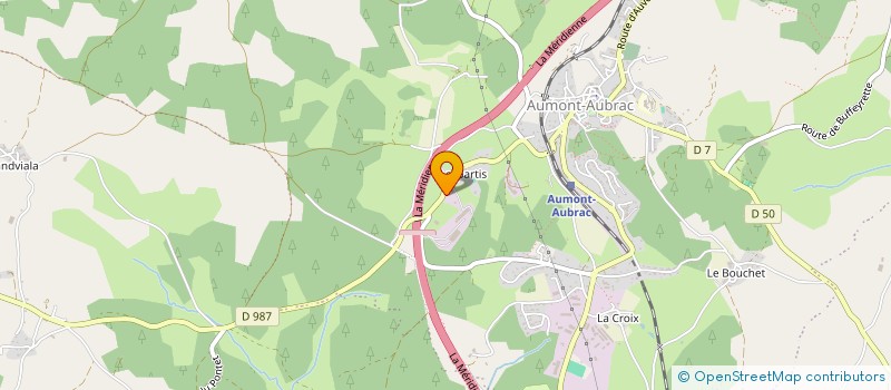 localisation de l'entreprise PRUNIERES MIDI PYRENEES à MURET
