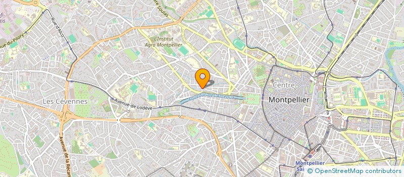 localisation de l'entreprise PRUNING ENVIRONNEMENT à MONTPELLIER