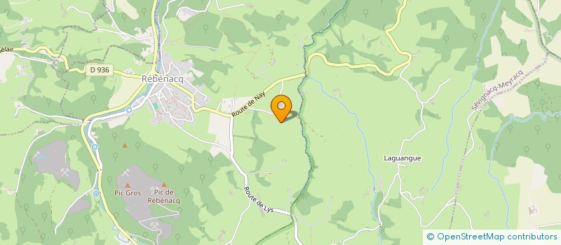 localisation de l'entreprise PRUNNOT  REBENACQ