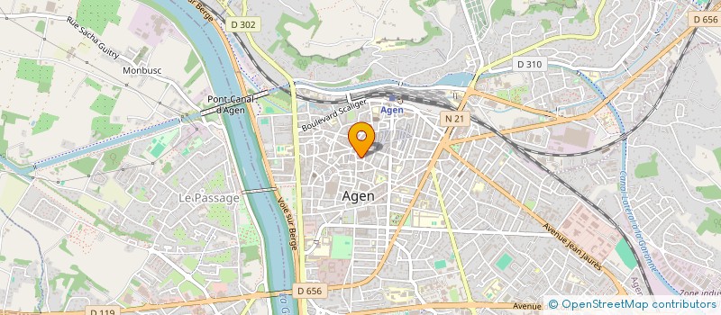 localisation de l'entreprise PRUNO à AGEN