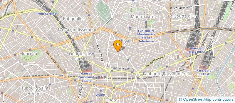 localisation de l'entreprise PRUSSIAN BLUE  PARIS