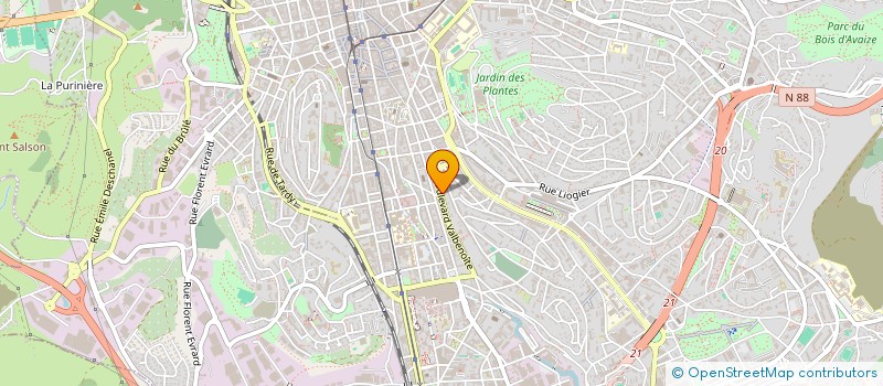 localisation de l'entreprise PRUTH  SAINT-ETIENNE