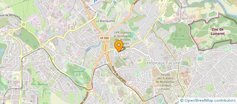 localisation de l'entreprise PRUVOST ALQUIER à MONTPELLIER