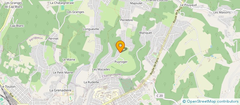 localisation de l'entreprise PRUVOST & CO  CHAMPCEVINEL