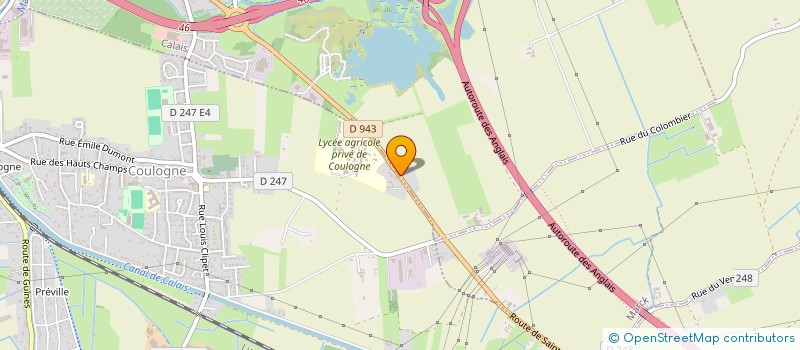 localisation de l'entreprise PRUVOST DURIEZ  CALAIS