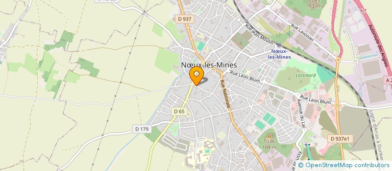 localisation de l'entreprise PRUVOST.ELECTRO  NUX-LES-MINES