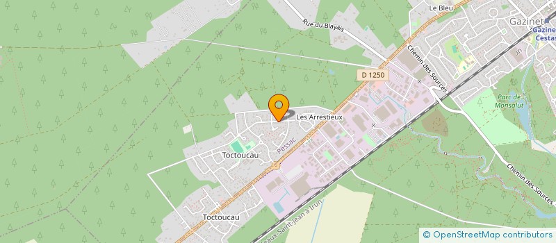 localisation de l'entreprise PRUVOST FAMILY.  PESSAC