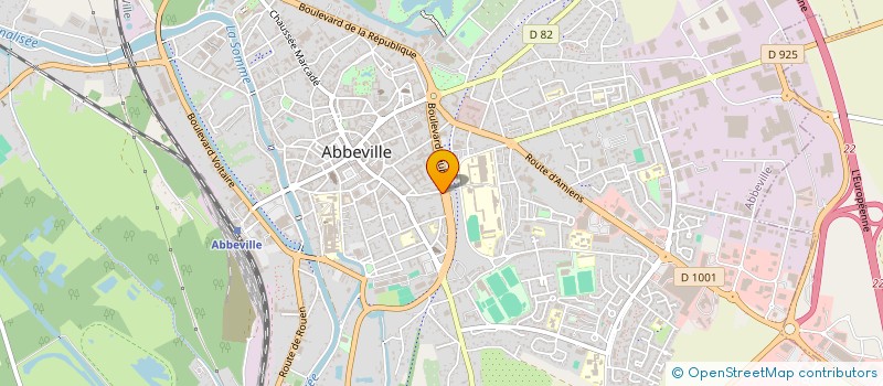localisation de l'entreprise PRUVOST-FOUQUET à ABBEVILLE