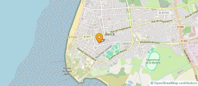 localisation de l'entreprise PRUVOST LEBEL à BERCK