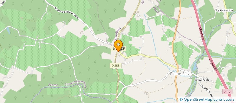 localisation de l'entreprise PRV  PLEINE-SELVE